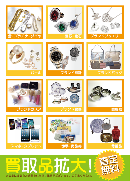 收購品目擴大