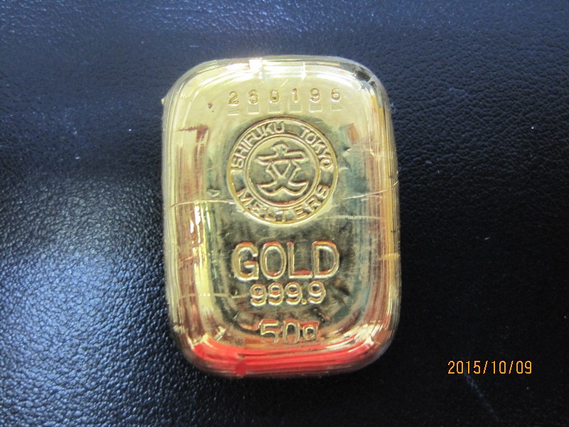 日本石福50g金條