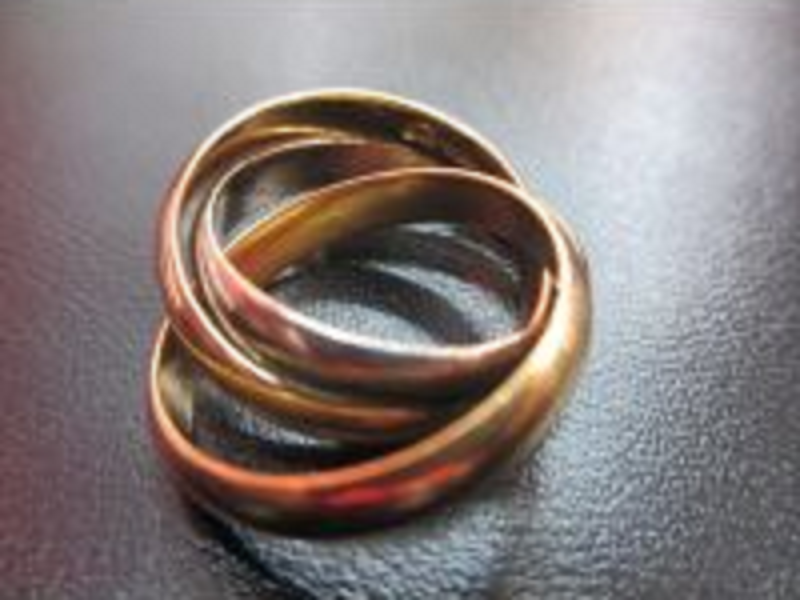 Cartier卡地亚Trinity戒指